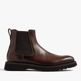 Bottine Alessio En Cuir De Veau Venezia , MARRONE INTENSO, hi-res