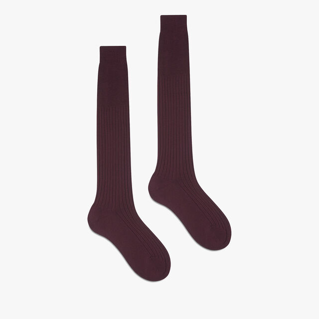 Long Socks, BURGUNDY, hi-res 2