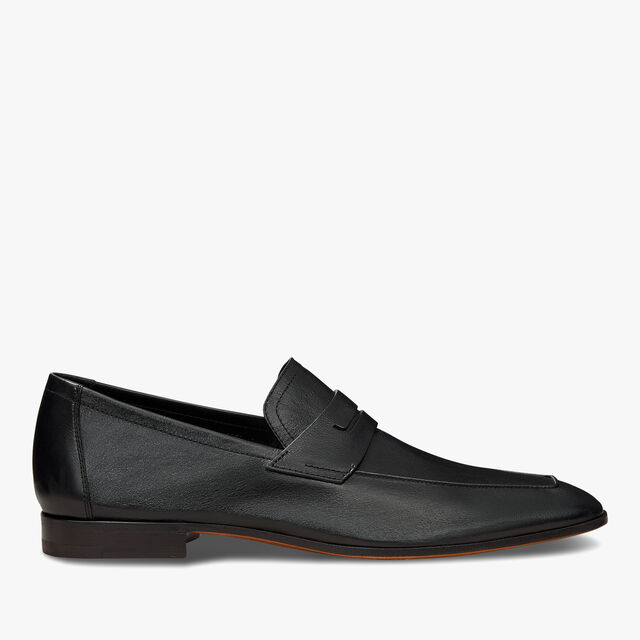 Lorenzo Kangaroo Leather Loafer, NERO, hi-res 1