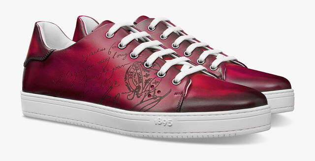 Playtime Scritto Leather Sneaker, ROSE GARDEN PINK, hi-res