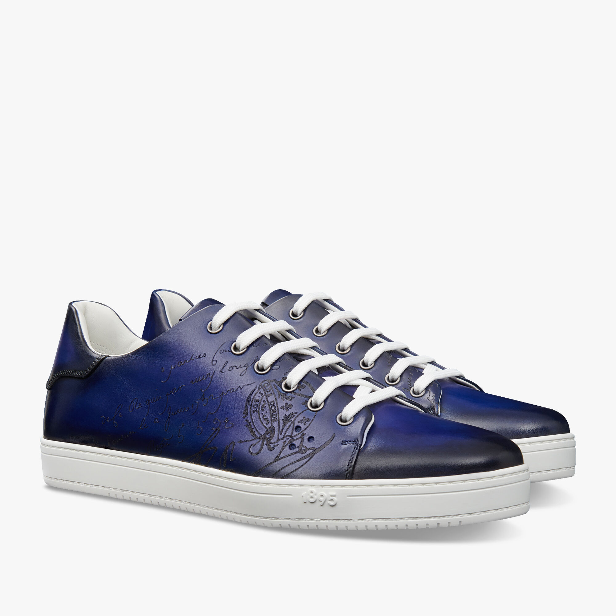 Playtime Scritto Leather Sneaker, UTOPIA BLUE, hi-res 2