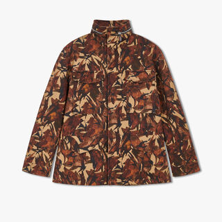 Cotton Field Jacket With Camouflage Print, CAMOUFLAGE, hi-res