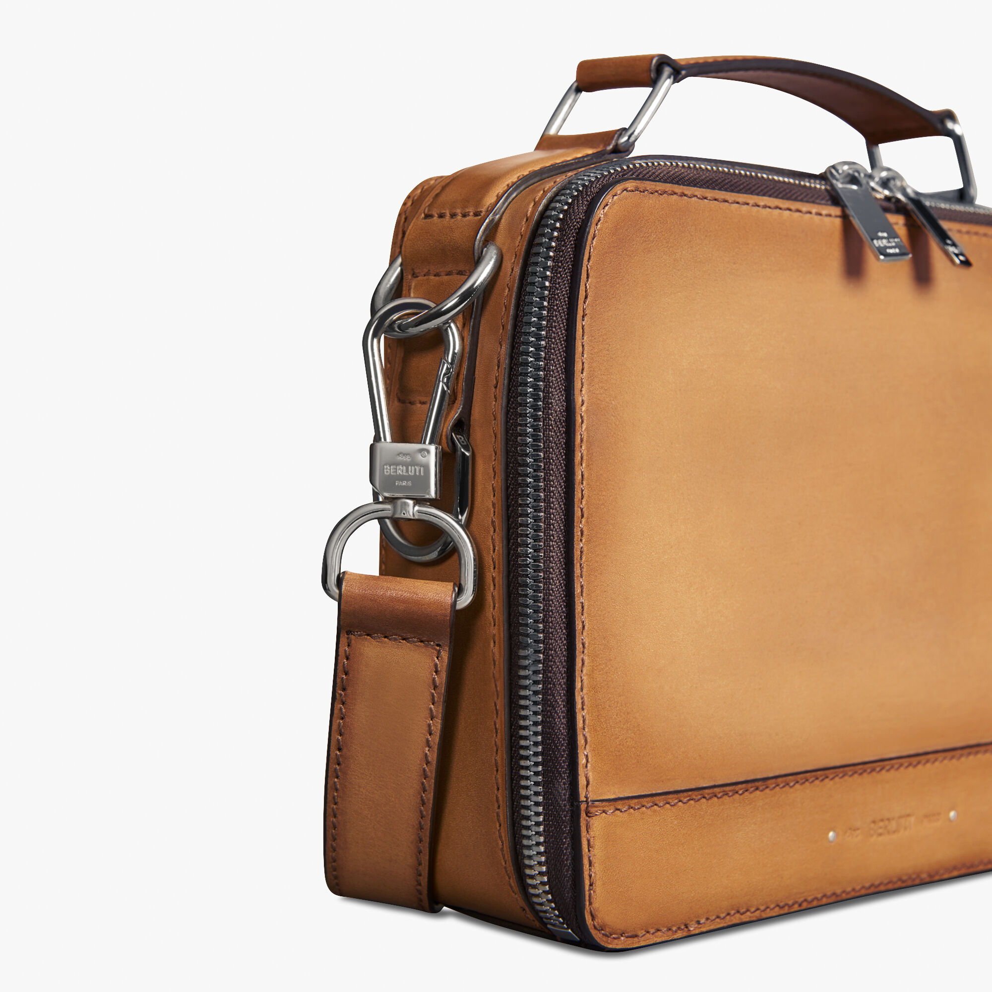 small leather satchel