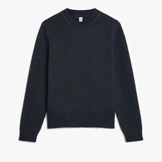 Leather Braiding Crewneck Leather Braiding Crewneck