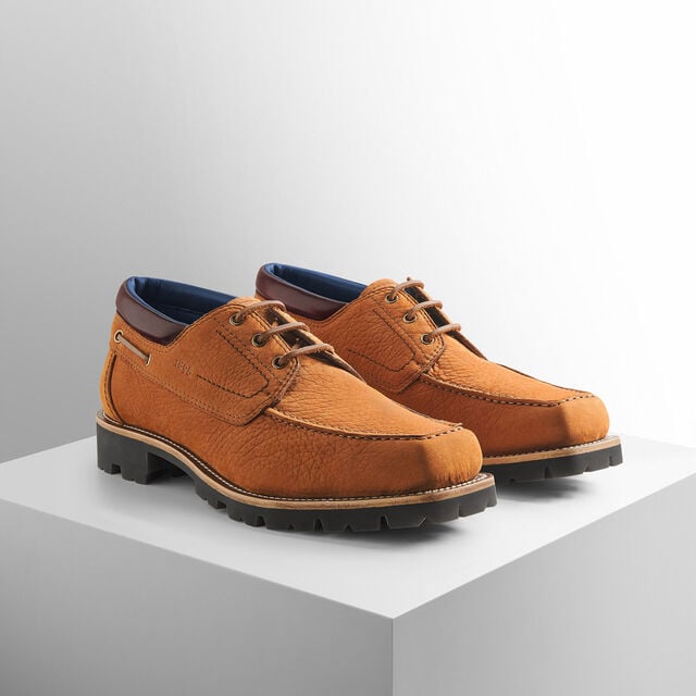 Derby Grand Chemin En Cuir Nubuck, WALNUT BROWN, hi-res 8