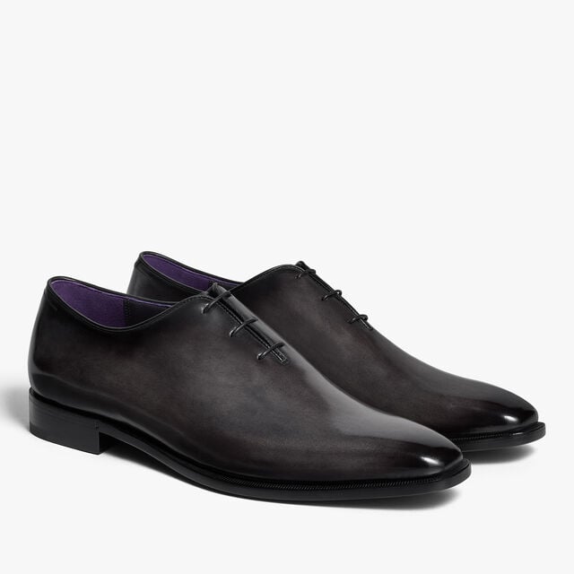 Alessandro Démesure Leather Oxford, NERO GRIGIO, hi-res 4
