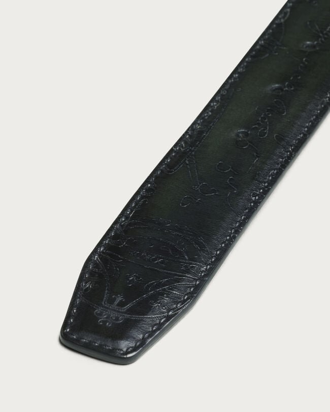 B Volute Reversible Belt, Chimere & Marron Ambre, hi-res