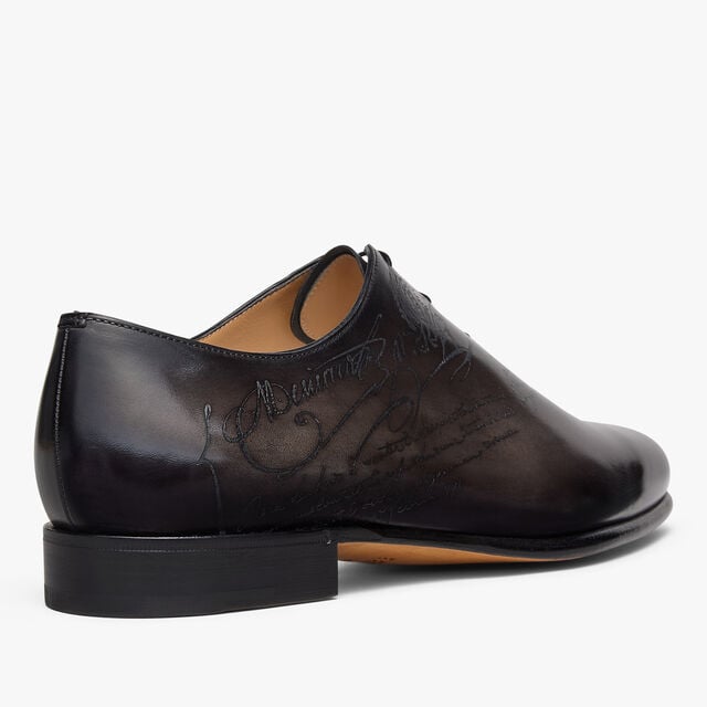 Alessandro Galet Scritto Leather Oxford, NERO GRIGIO, hi-res 5