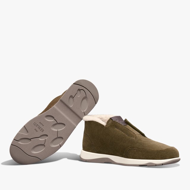Slip-On Echappée En Veau Velours, LIGHT KAKI, hi-res 5