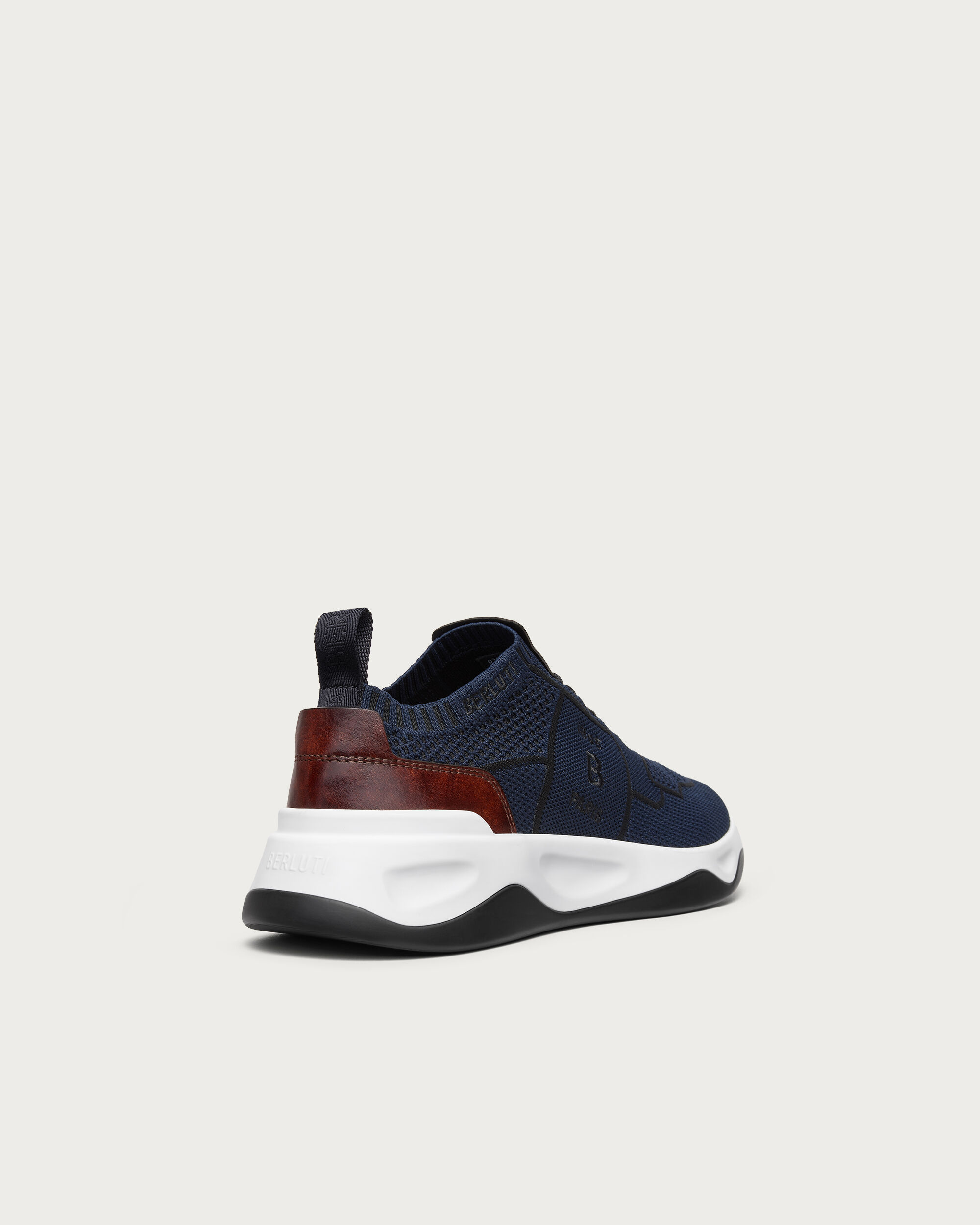 Berluti ベルルッティSHADOW シャドウ　スニーカー　ニット　レザー Shadow Sneaker | Berluti US