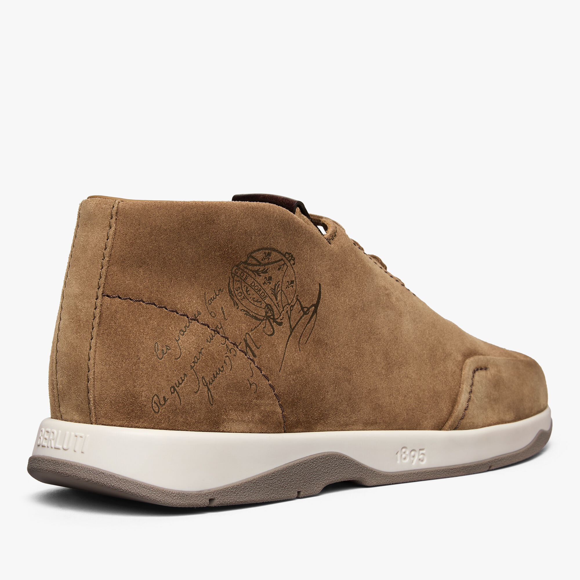 エシャペ スクリット スエード スニーカー | ベルルッティ JP
