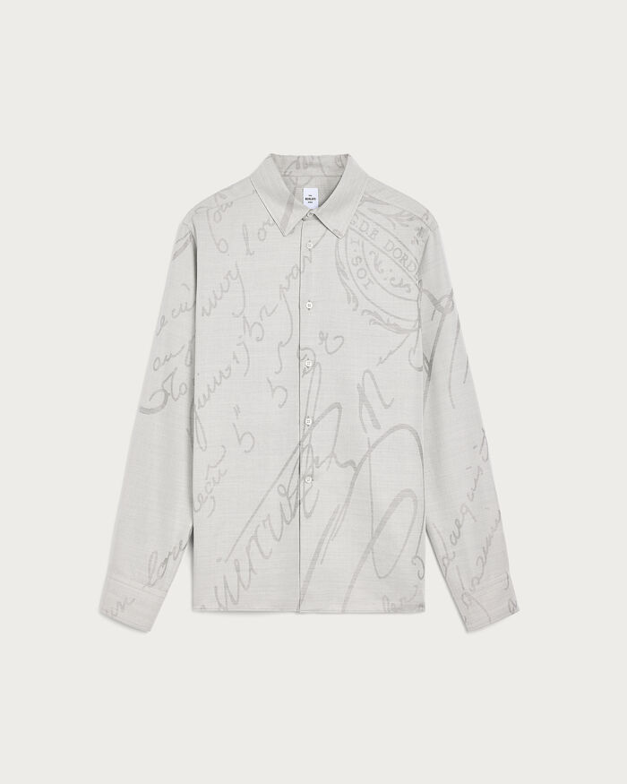 Berluti スクリットパターン シャツ