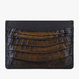 Bambou Alligator Leather Card Holder, TDM, hi-res