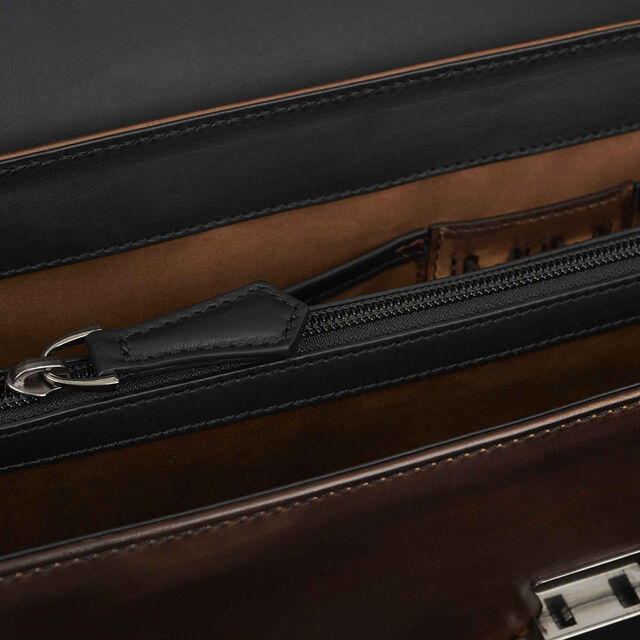 E'Mio Leather Briefcase, TOBACCO BIS, hi-res 7