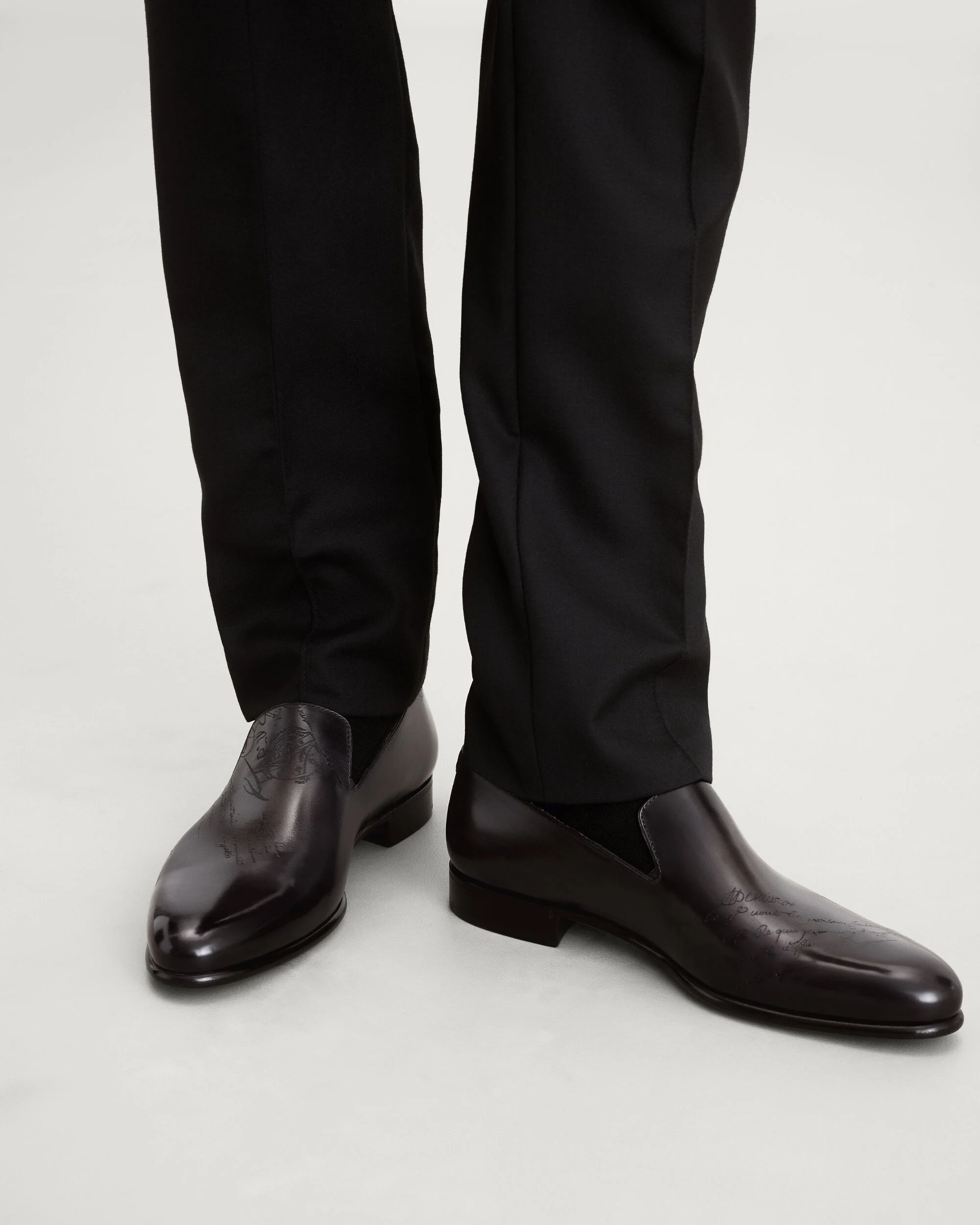 Galet Cursive Slipper, Nero Grigio, hi-res