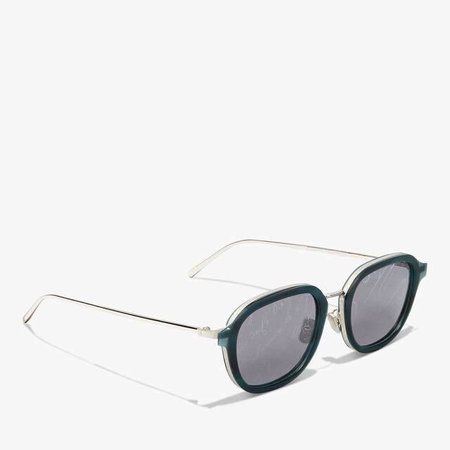 Equinox Metal And Acetate Sunglasses, ROTHKO + SCRITTO LIGHT GREY, hi-res 2