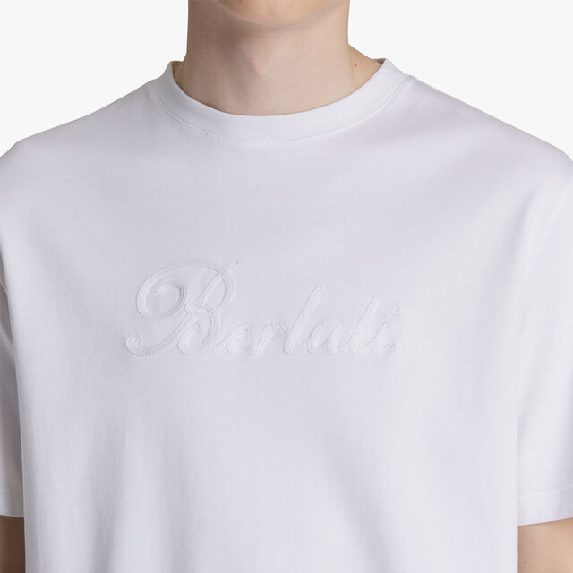 Oversize Logo T-Shirt, BLANC OPTIQUE, hi-res 4