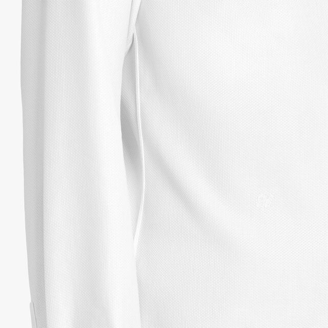 Cotton Double Cuffs Andy Shirt, BLANC OPTIQUE, hi-res 6