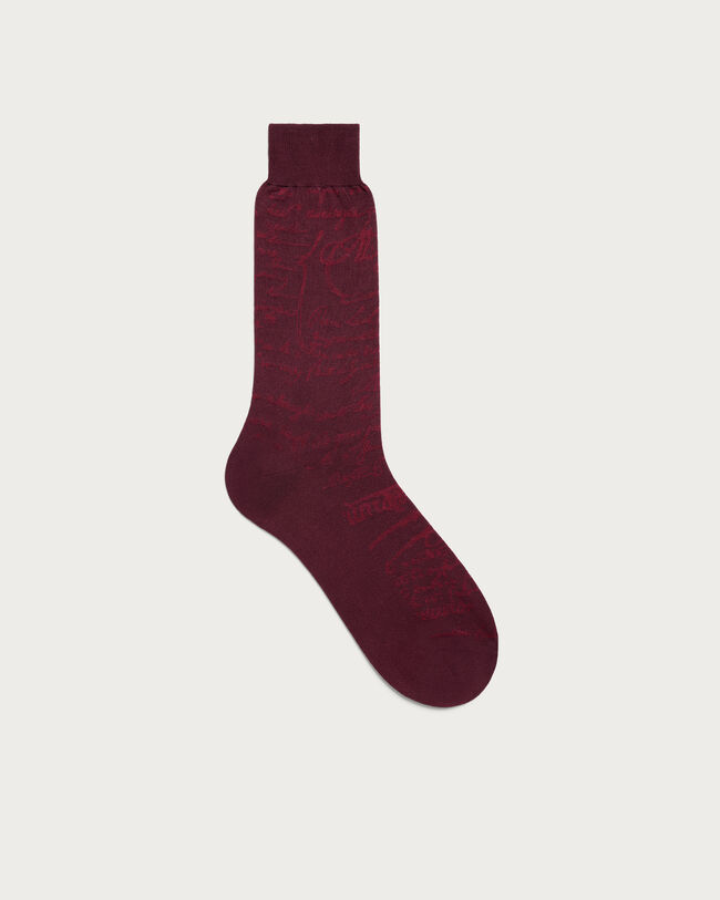 Chaussettes Fast Track, Nero Bordo, hi-res