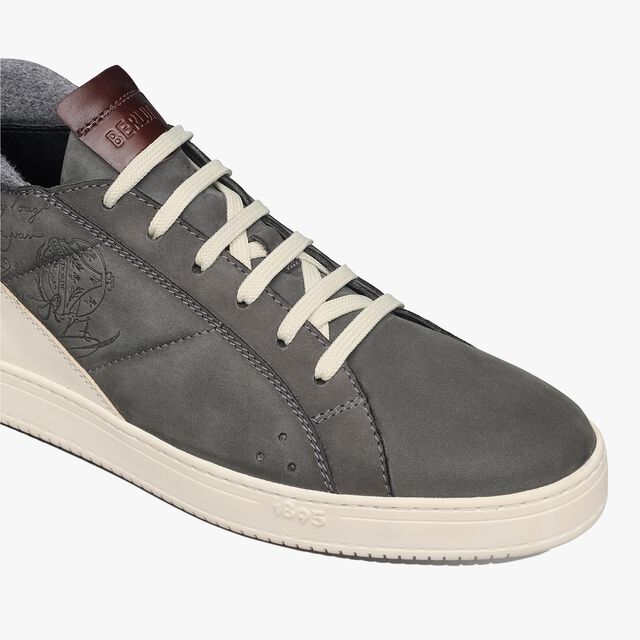 Playtime Nubuck Leather Mid Sneaker, GREY, hi-res 6