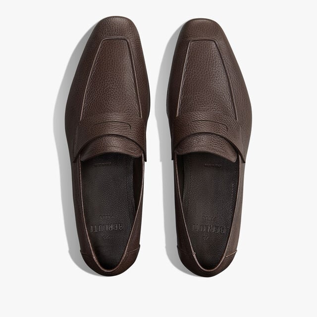 Lorenzo Goat Leather Loafer, MARRONE QUERCIA, hi-res 4