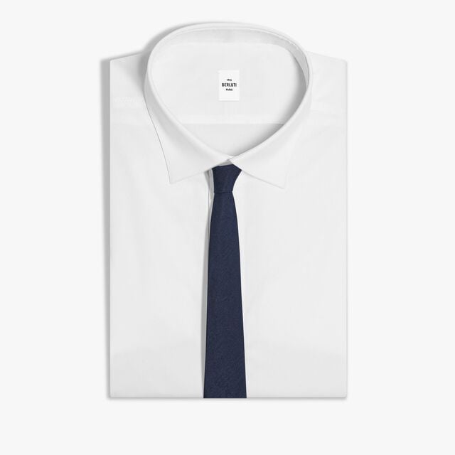 Classic Scritto Tie, MIDNIGHT BLUE, hi-res 2