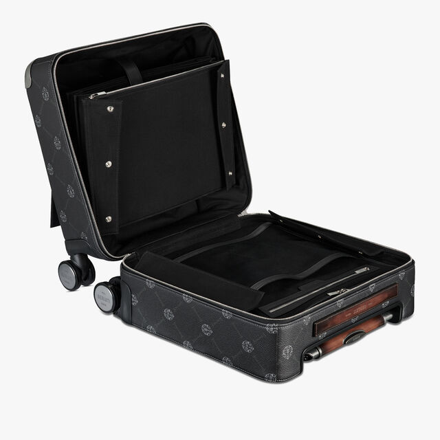 Formula Business Canvas and Leather Rolling Suitcase, BLACK + TDM INTENSO, hi-res