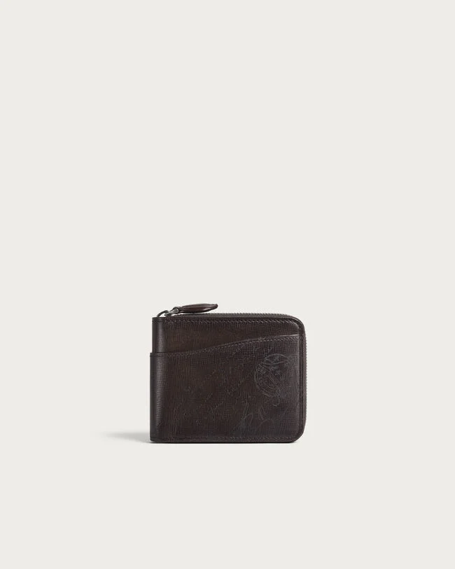 Itauba Square Gradiant Compact Zipped Wallet, Selva Oscura, hi-res
