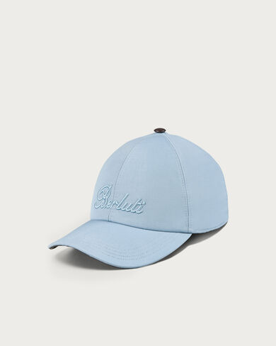 Berluti Thabor Embroidery Baseball Cap, Cornflower Blue, hi-res