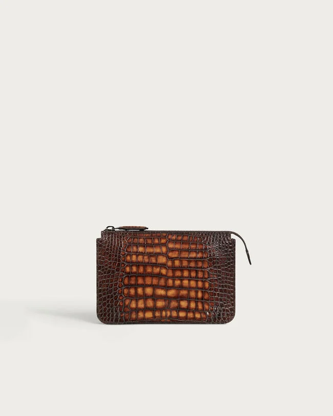 Tersio Zipped Pouch, Tobacco Bis, hi-res