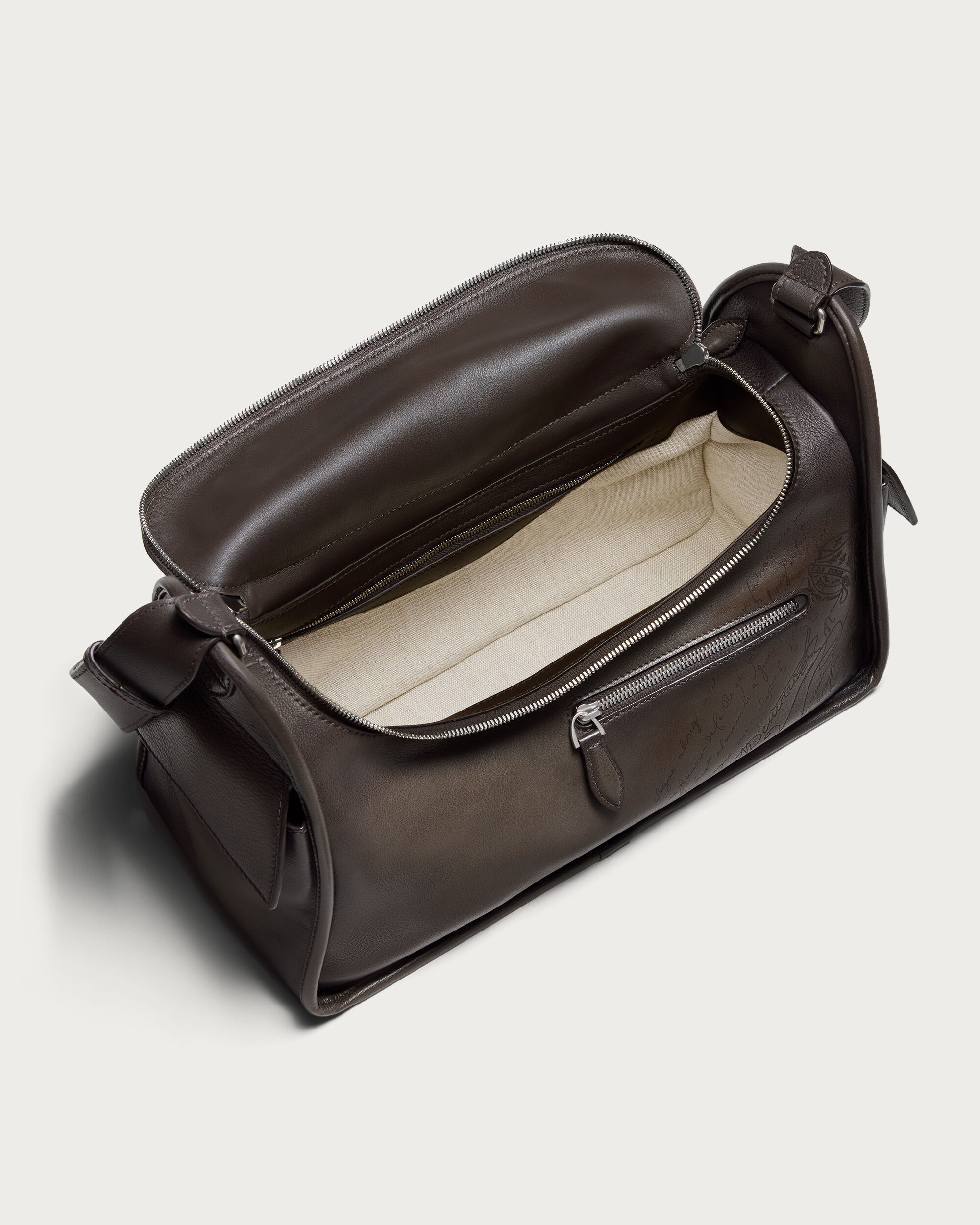 P&eacute;riple Barrel Bag Messenger, Grey, hi-res
