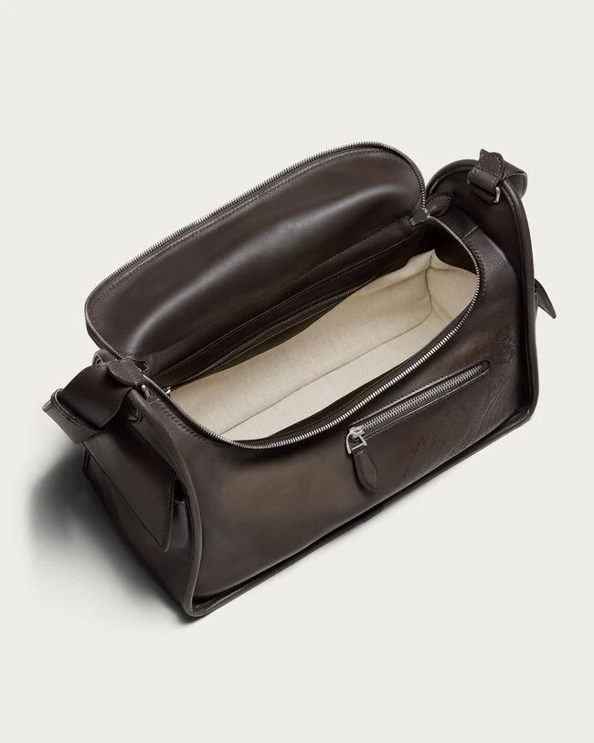 P&eacute;riple Barrel Bag Messenger, Grey, hi-res
