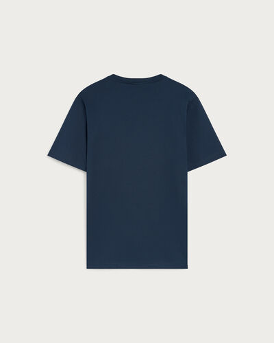 Scritto Embroidery T-shirt, Noir, hi-res