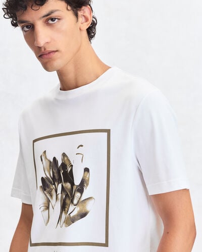 Shoes Polaroid Print T-Shirt, Blanc Optique, hi-res