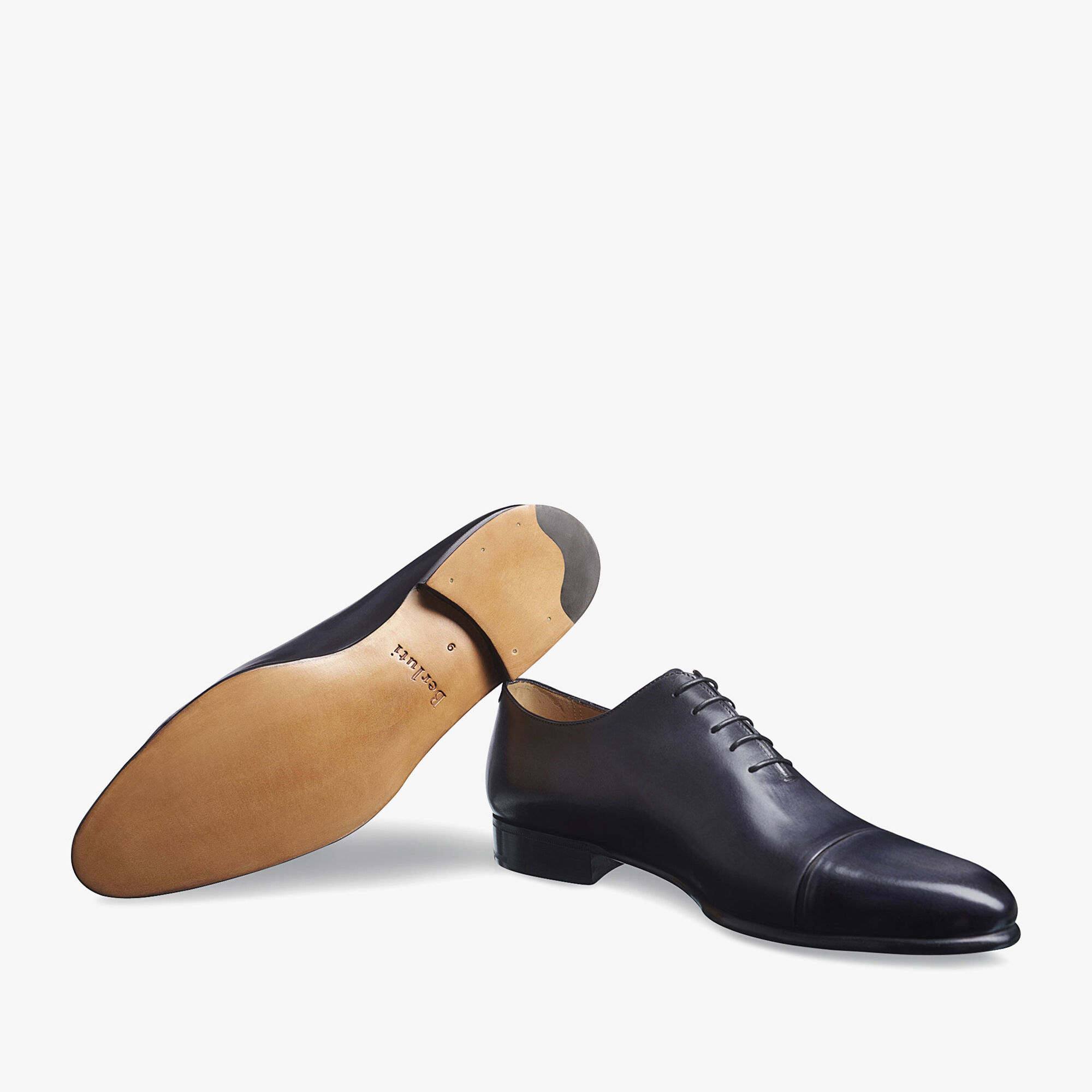 Berluti calf shop leather oxford loafers