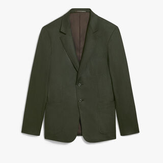 カシミヤ ストレッチ トラベル ジャケット, WOODLAND GREEN, hi-res