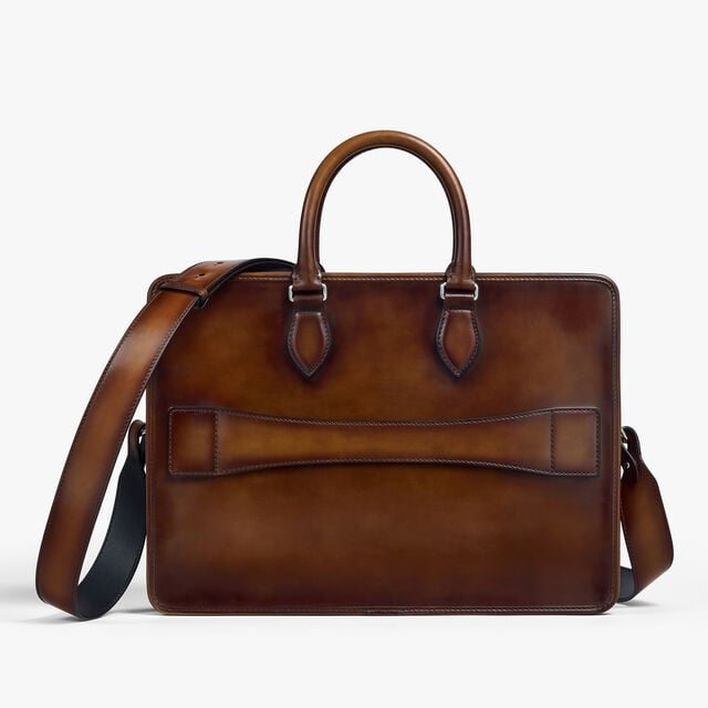 Cartable Un Jour En Cuir, CACAO INTENSO, hi-res 3