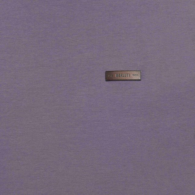 Leather Tab T-shirt, SMOCKY LILAC, hi-res 6