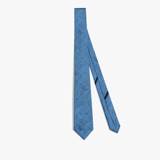 Classic Scritto Tie, BLEU CIEL, hi-res