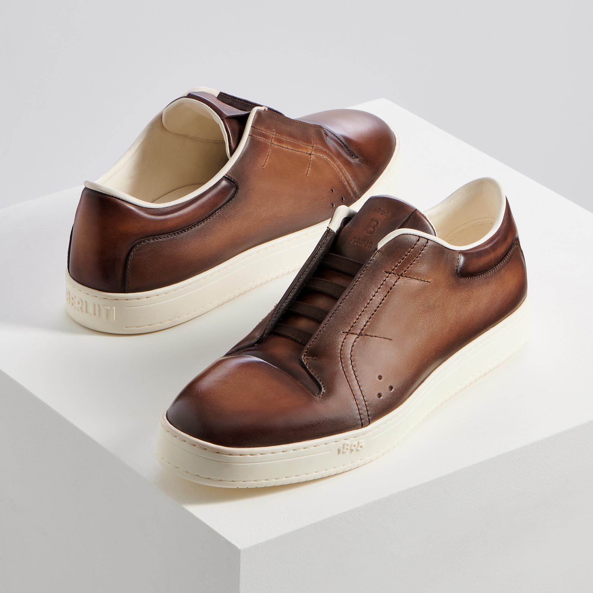 Playtime Leather Slip On Berluti US