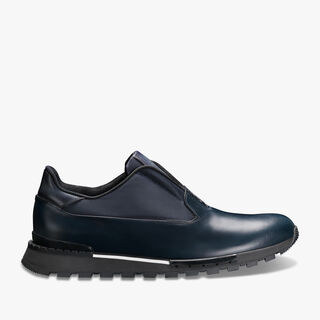 Fast Track Leather Sneaker, NAVY, hi-res