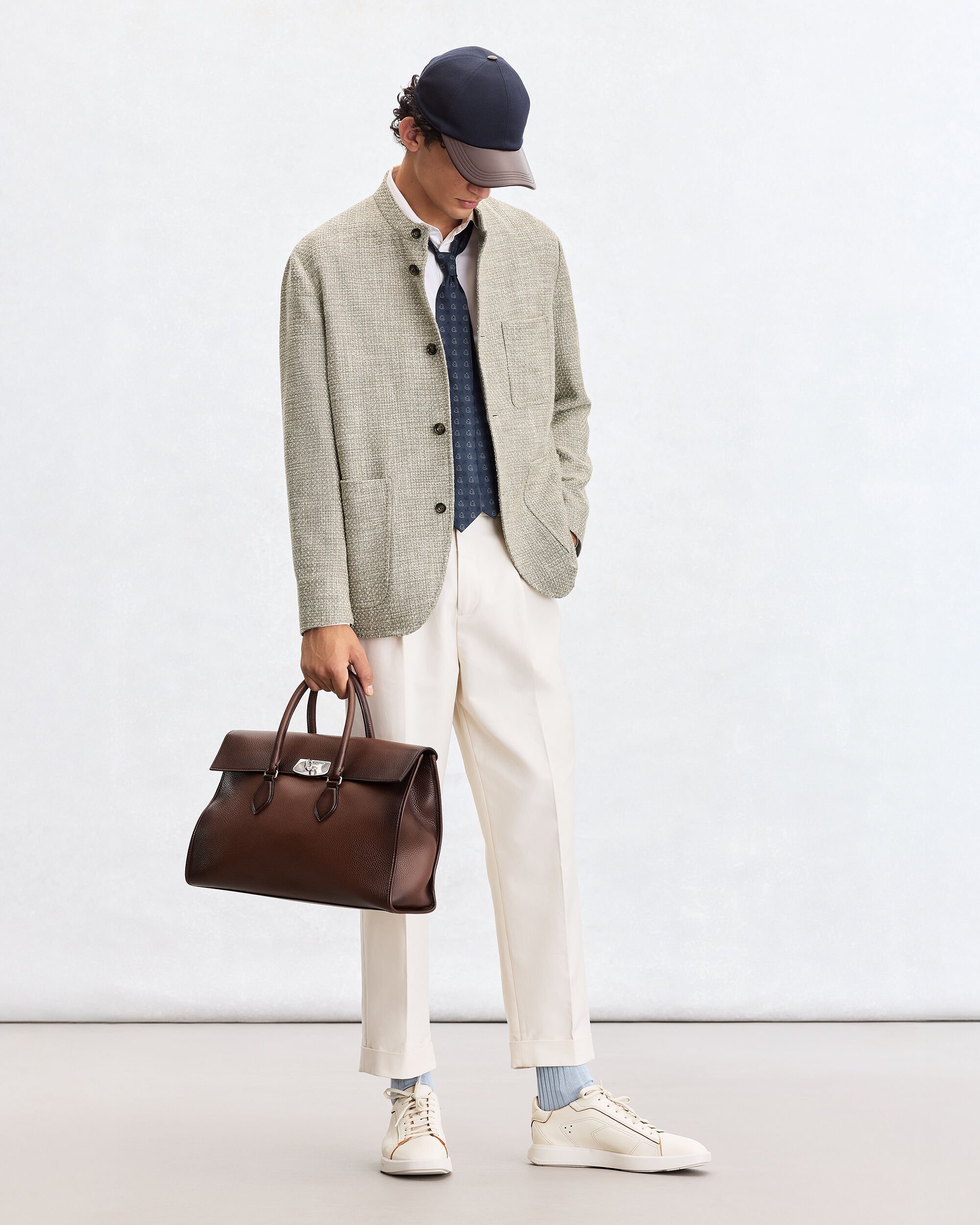 Light Tweed Foresti&egrave;re Jacket, Beige Melange, hi-res
