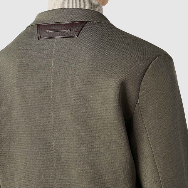 Cotton Silk Jacket, CLAY, hi-res 5