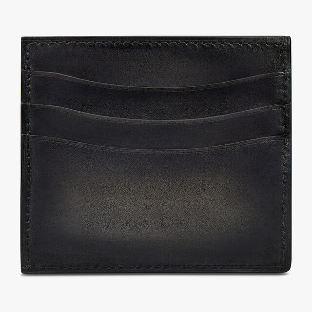 Bambou 6CC Leather Card Holder, NERO GRIGIO, hi-res 2
