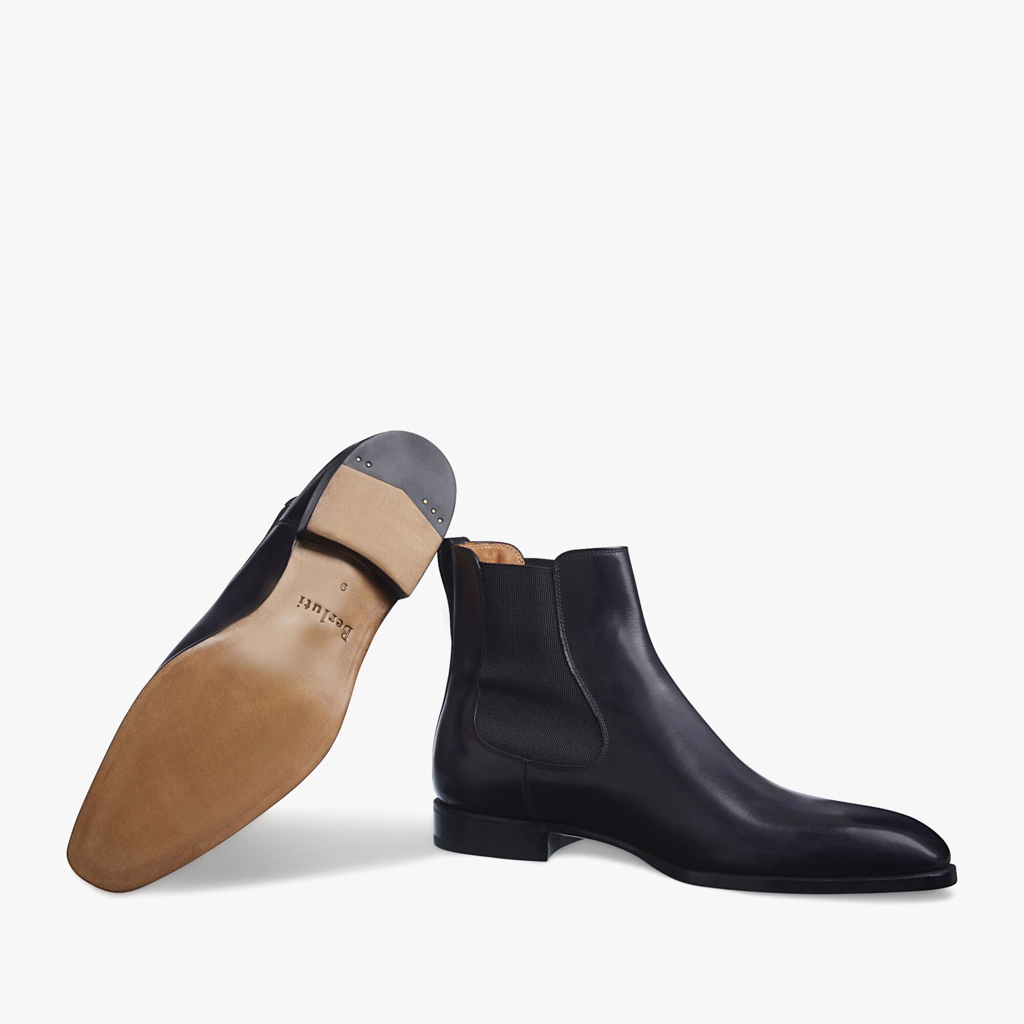 Caractère Capri Leather Boot, NERO GRIGIO, hi-res 4