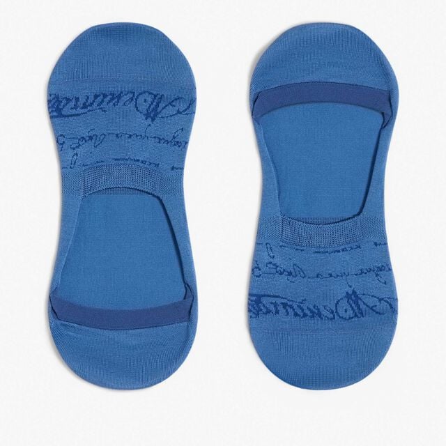 Shadow Cotton Ghost Socks, METHYL BLUE, hi-res 2