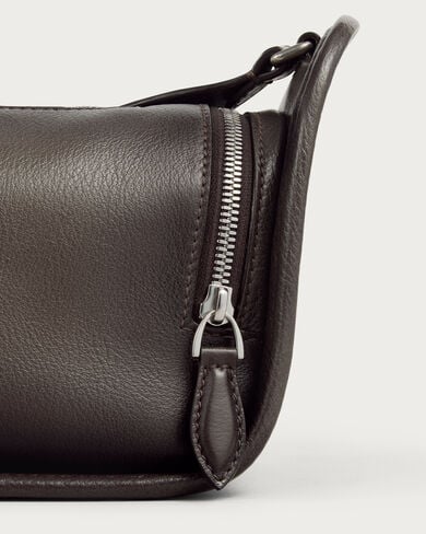 P&eacute;riple Side Zip Messenger, Grey, hi-res