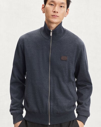 皮革细节双面外套, Purple Cloud, hi-res