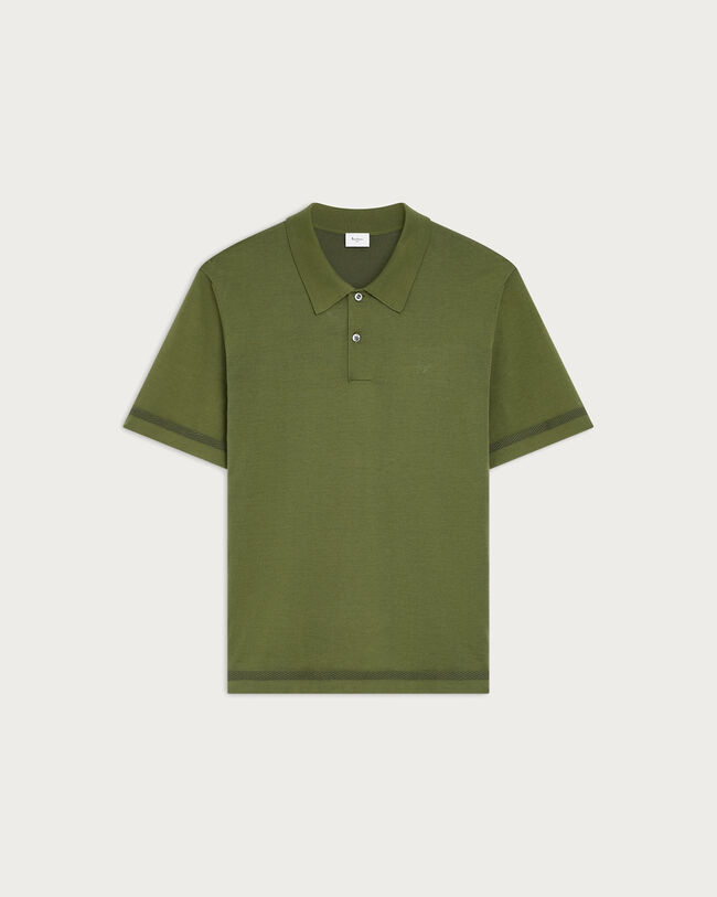 B-Thabor Embroidery Polo, Acid Green, hi-res
