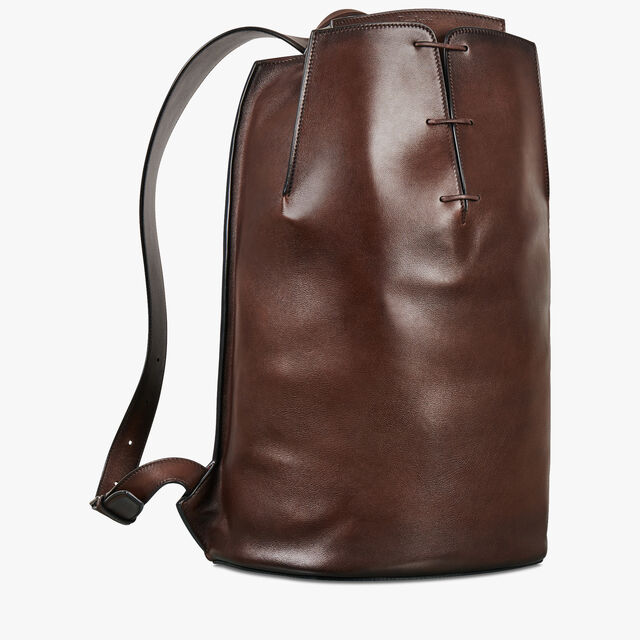Alessandro Leather Backpack, BRUN, hi-res 2
